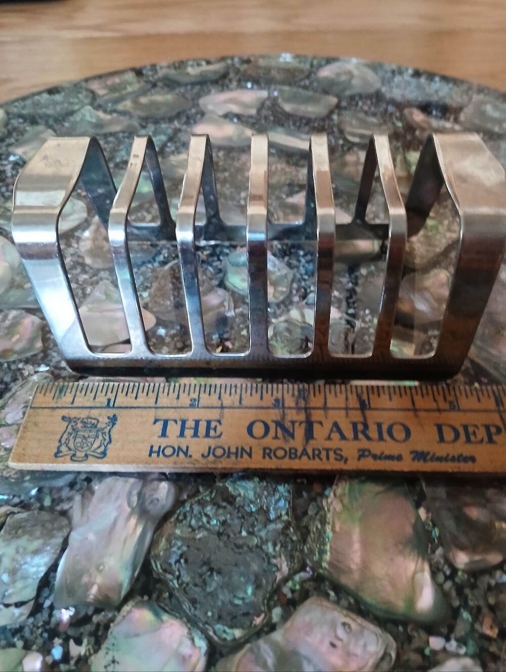 Vintage Stainless Toast Rack